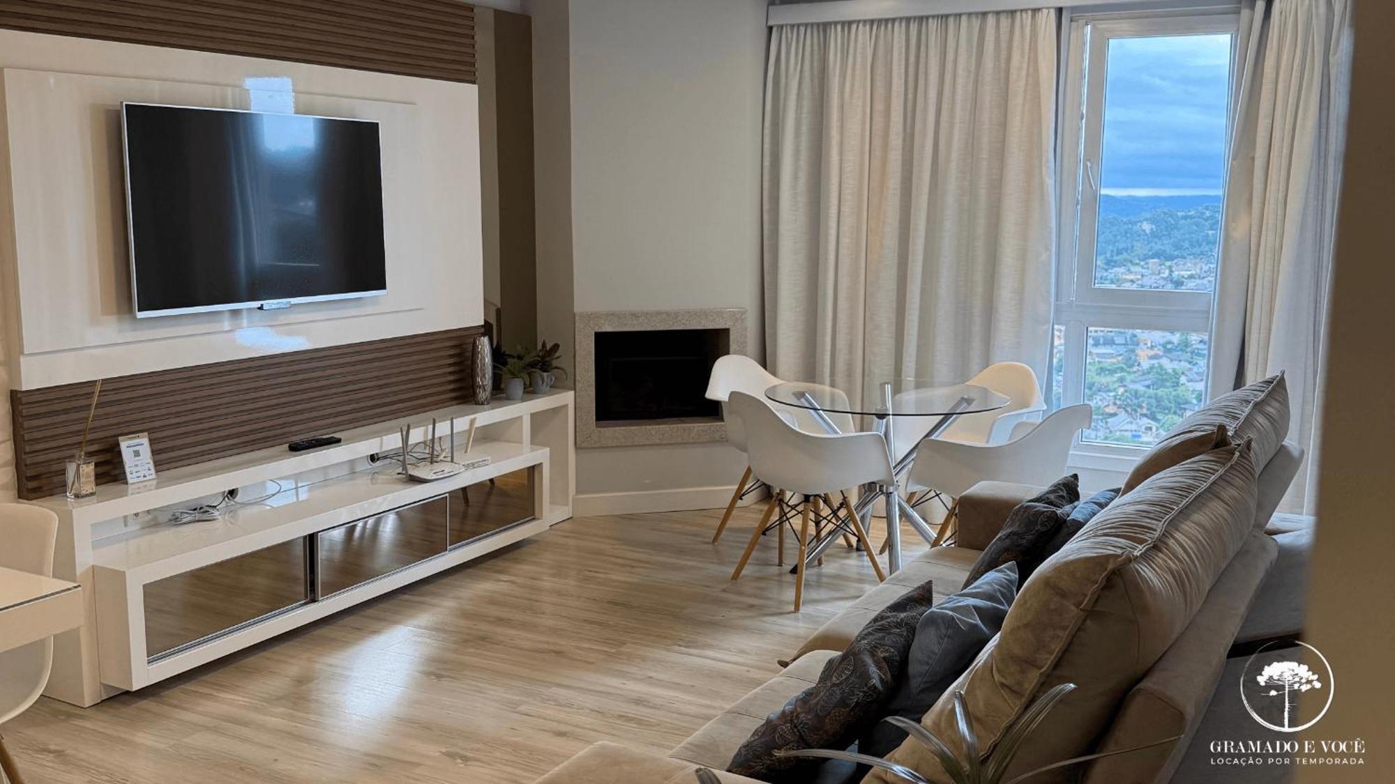 Apartamento Novo Moderno E Completo! 250 Mt Rua Coberta No Centro De Gramado! *